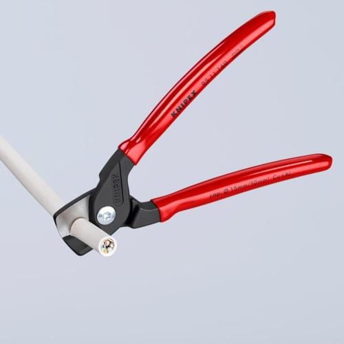 Knipex StepCut Cable Shears Plastic Coated Burnished 160mm 95 11 160